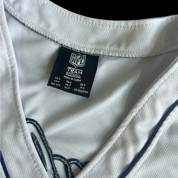 Dallas Cowboys NFL White and Blue Star Jersey - Picture 3 of 6